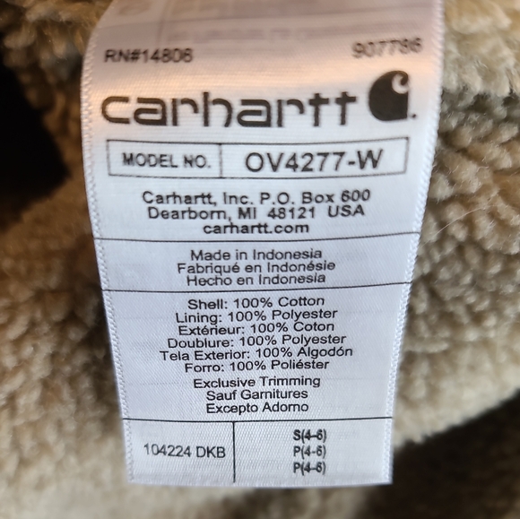 Carhartt Duck Sherpa Lined Mock Neck Vest - Picture 6 of 8